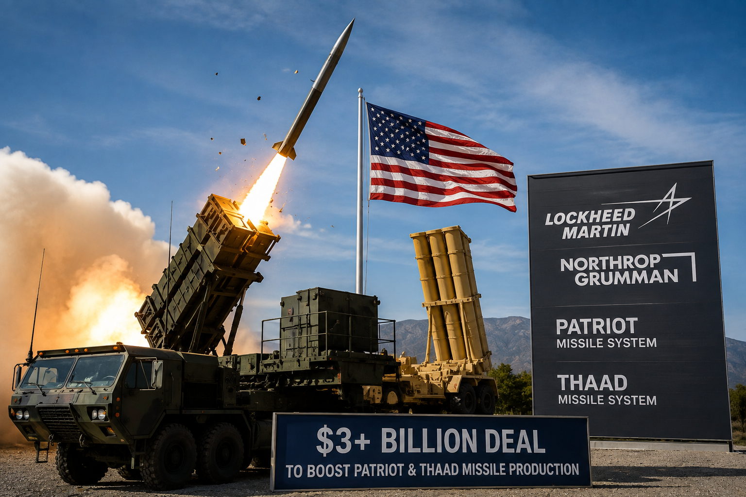 US Signs Patriot Missile Deal to Boost Production
