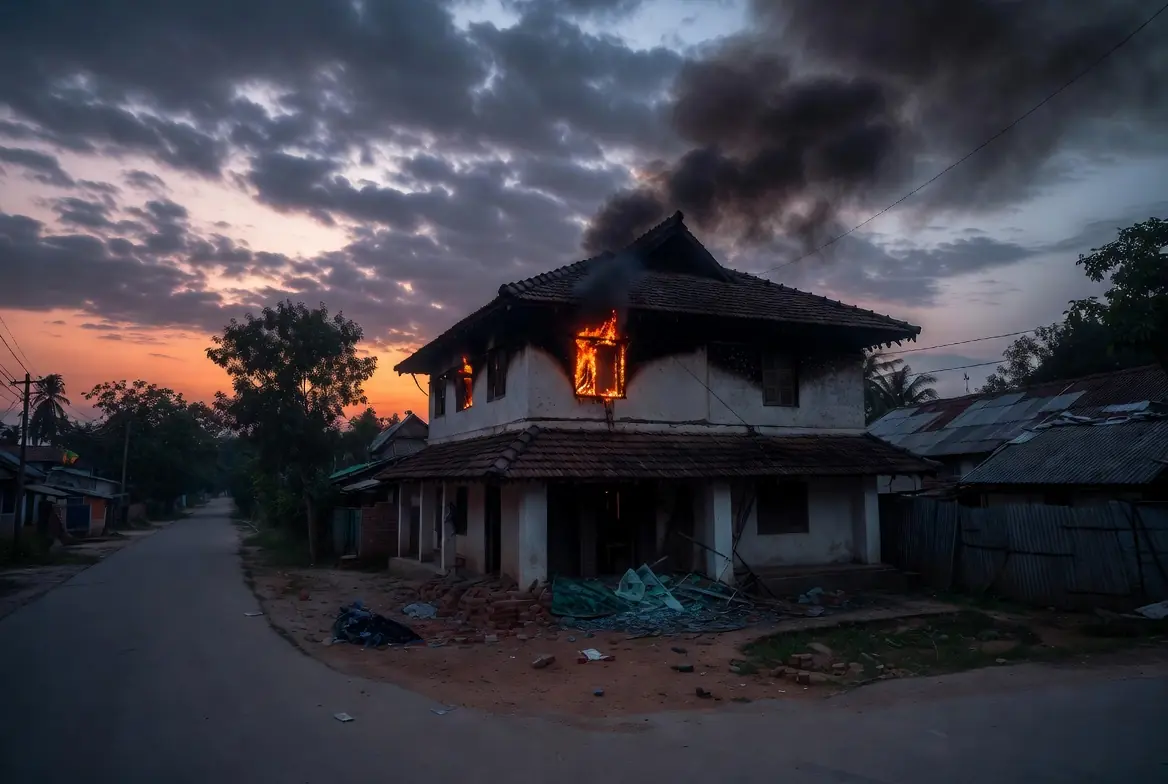 Shakib home attacked with fire and petrol bombs at ancestral house in Magura Bangladesh