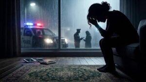 Silhouette of a woman in distress illustrating the Lahore sexual assault case