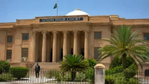 Sindh High Court building related to the Mir Raza case
