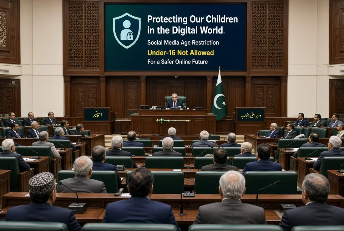 Punjab Assembly session passing resolution for social media ban on children under 16 to protect kids online