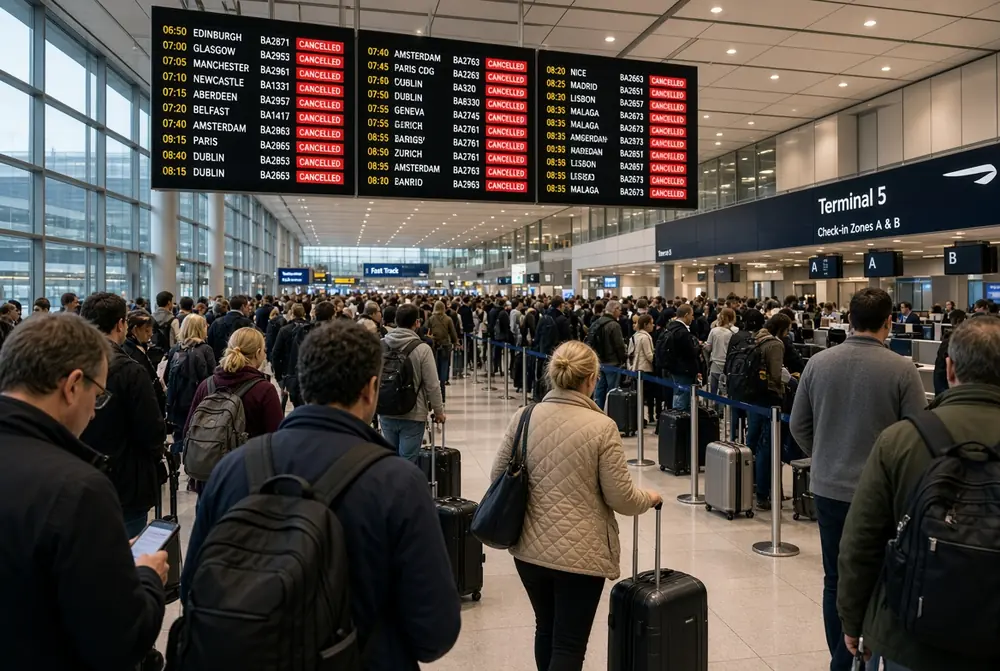 UK Flight Cancellations Continue After Glitch