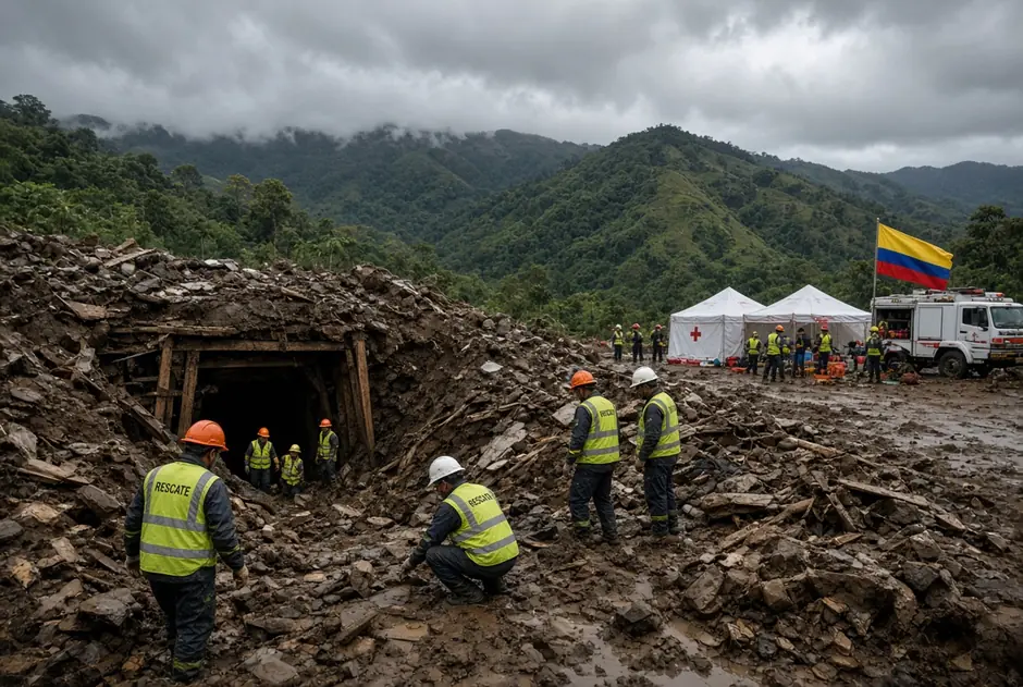 Colombia Mine Collapse Kills at Least 14
