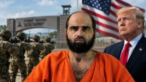 Nidal Hasan pictured in connection with the Fort Hood shooting and approved military execution
