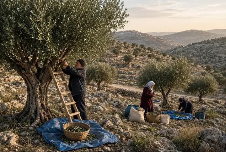 Olive Harvest Fears Rise in West Bank Before Elections