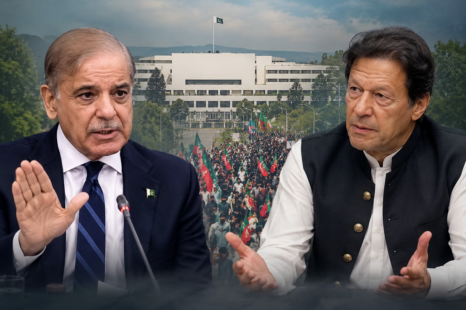 Shehbaz PTI Talks Linked to End of Long March