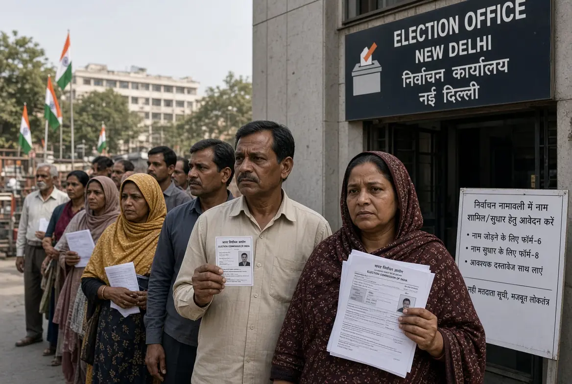 Indian Voters Fight Voter Roll Revision Errors